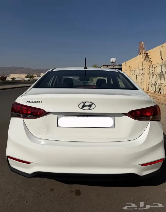 هونداي اكسنت 2020 أبيض 1
