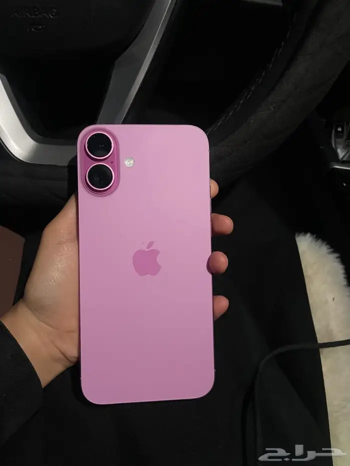 ايفون 16 بلس الوردي 256 قيقا جديد 3500 0