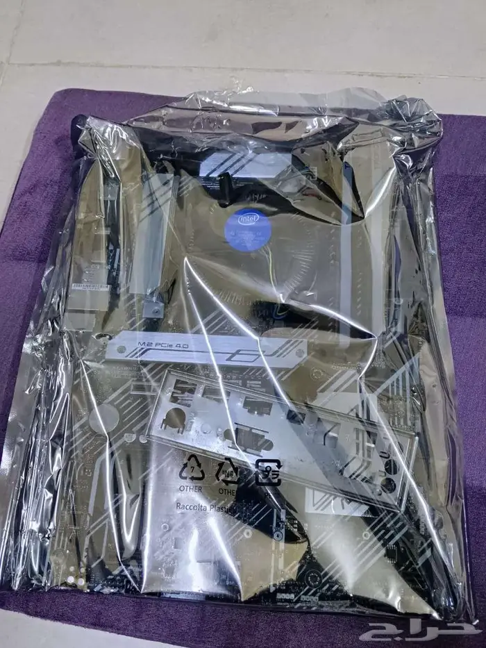 معالج i5-10400F مذربورد ASUS prime B560 رامات T-Force 16GB 6