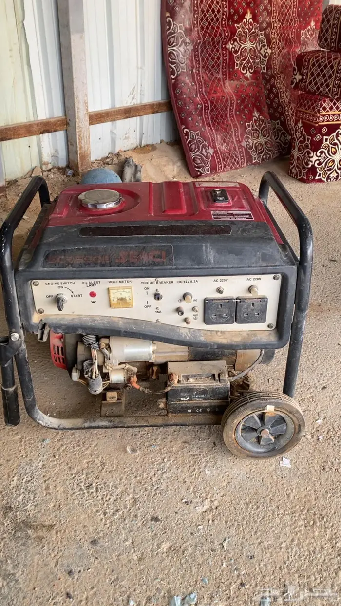 ماطور ومولد كهربائي بنزين شغل وممتاز جدآ على شرط 3