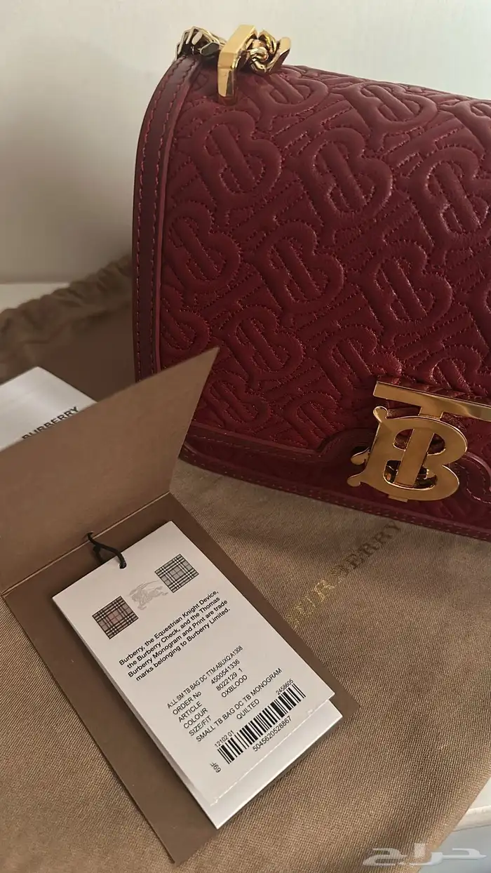 للبيع شنطة بربري نسائية اصلية 6