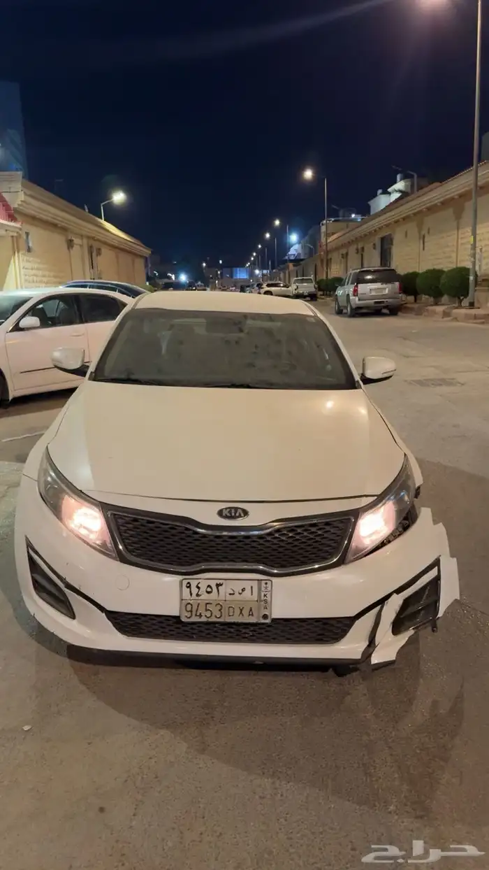 كيا أوبتيما م2015 مصدوم للبيع 8
