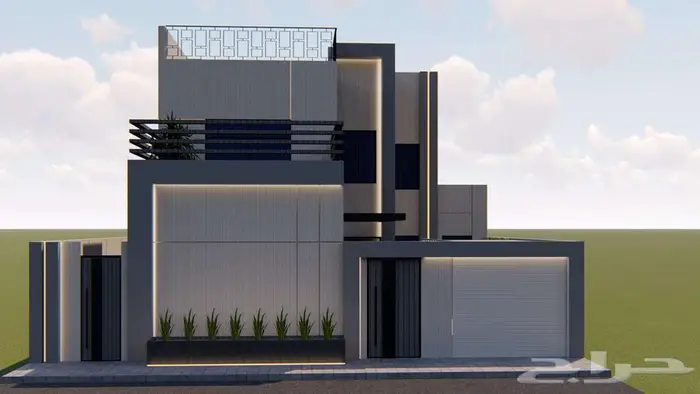 تصميم هندسي ثري دي خارجي 6