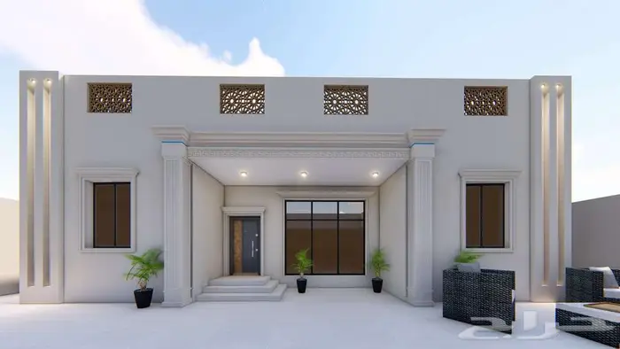 تصميم هندسي ثري دي خارجي 3
