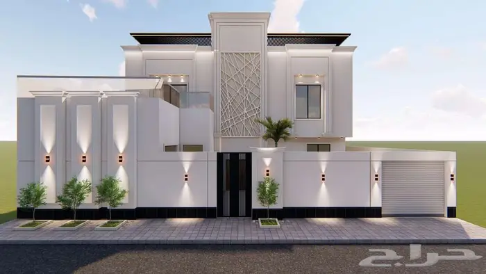 تصميم هندسي ثري دي خارجي 9