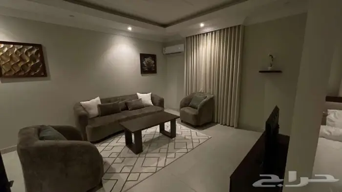 ملحق غرفتين وصالة مؤثث الربوه 6