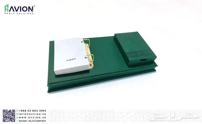 أطقم جلدية فاخرة وبتصاميم احترافية طقم جلد مكتبي 61