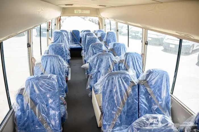 باص ميتسوبيشي روزا 26راكب ديزل خليجي موديل2024(بأقل الاسعار 12