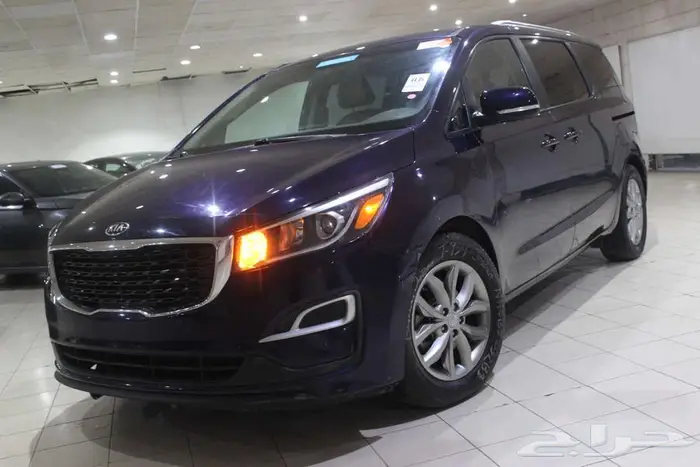 كيا كارنيفال 2020 ازرق بطاقة جمركية 3