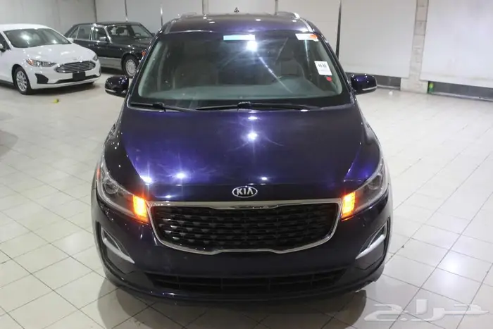 كيا كارنيفال 2020 ازرق بطاقة جمركية 11