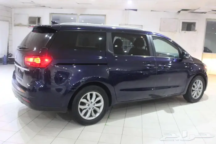 كيا كارنيفال 2020 ازرق بطاقة جمركية 1