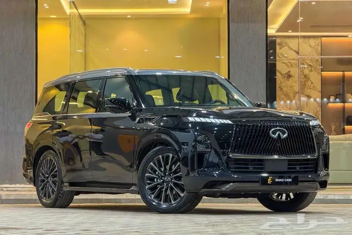 انفنيتي QX80 V6 2025 اسود خليجي 0