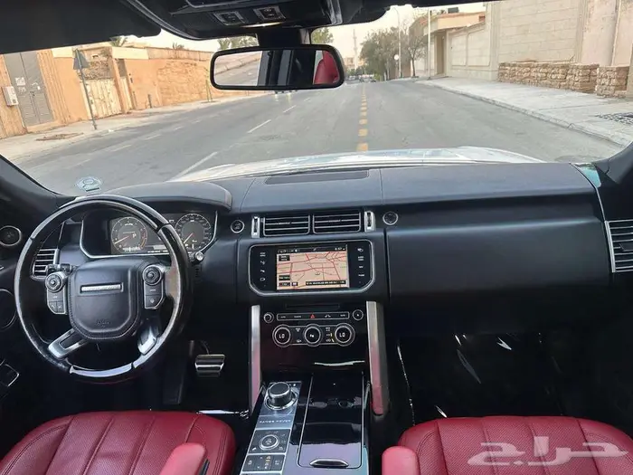 رنج روفر فوج لؤلؤي 2014 فوج سوبرتشارج نظيف جدا بحالة ممتازة 40