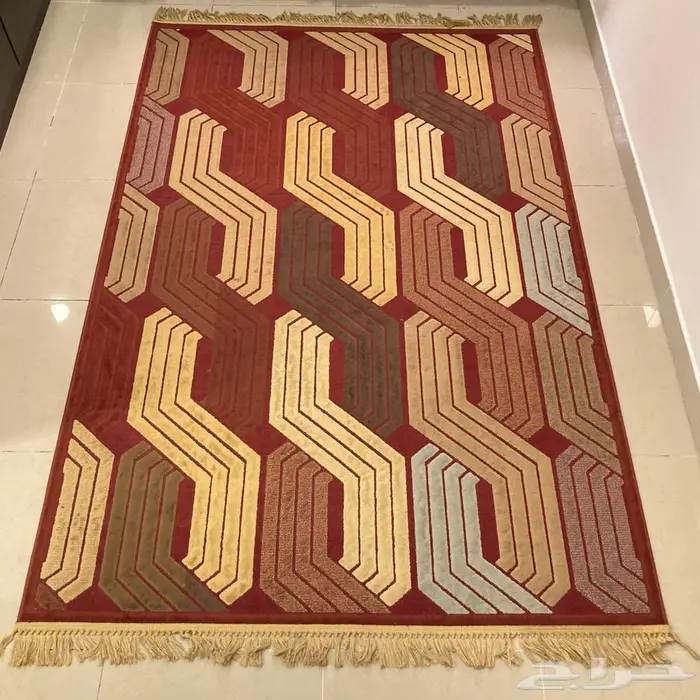 Red Designed Carpet For Sale   For SAR 60 0