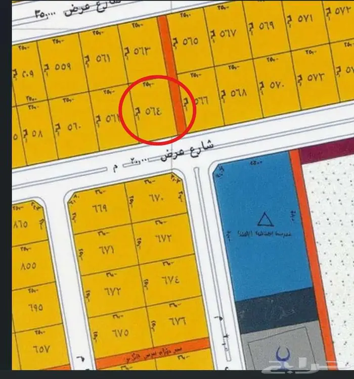 للبيع ارض في المليساء 662 شارع 20 وممر قريبة من الخدمات 0