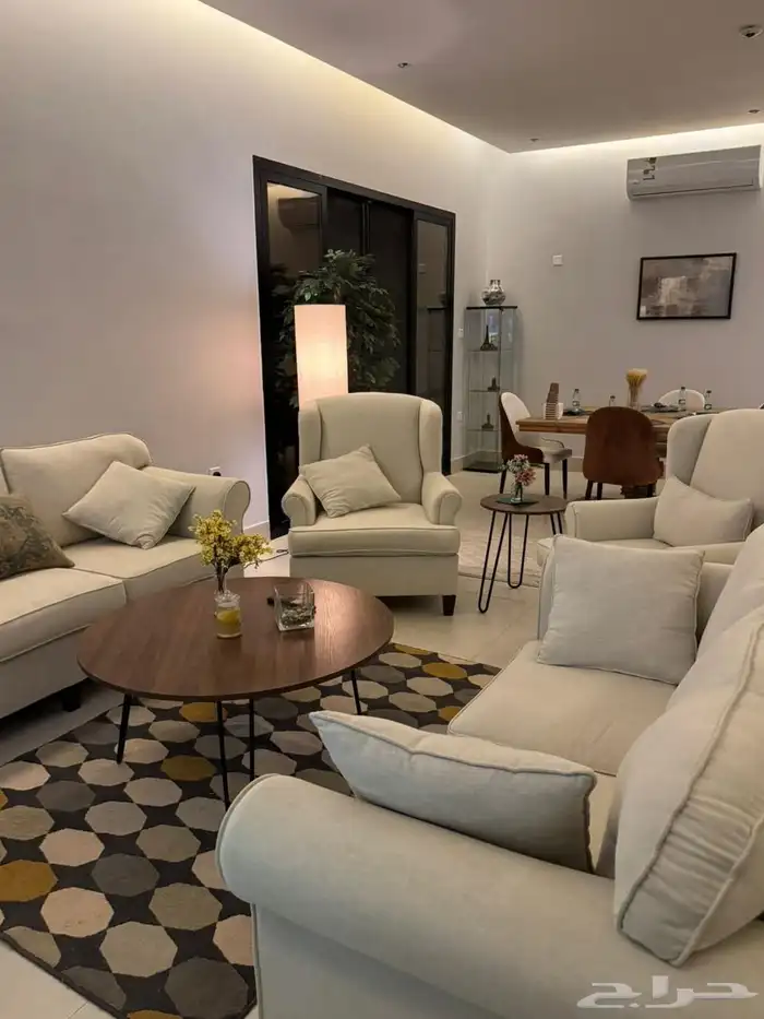 شقه للأيجار ( الياسمين ) مؤثثه 2