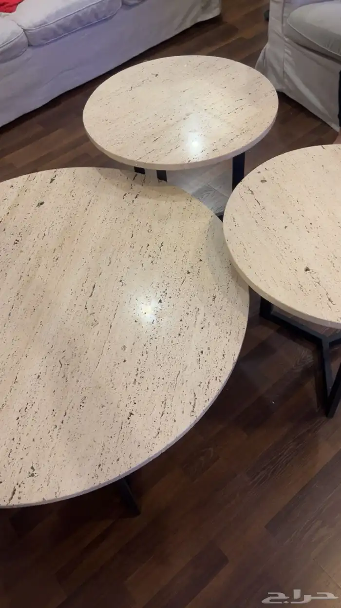 طاولات رخام ترافينتينو 5