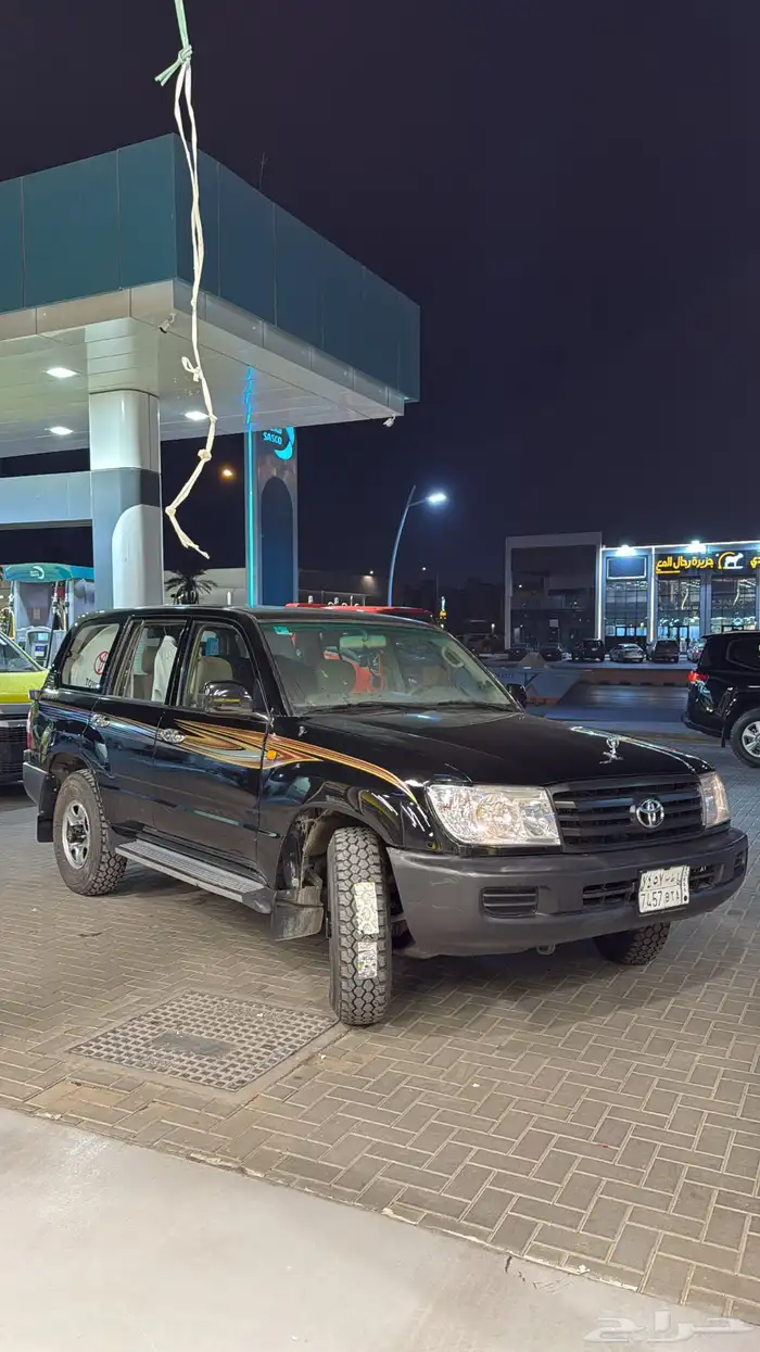 جيب لاندكروز 2005 اسود قير عادي 7