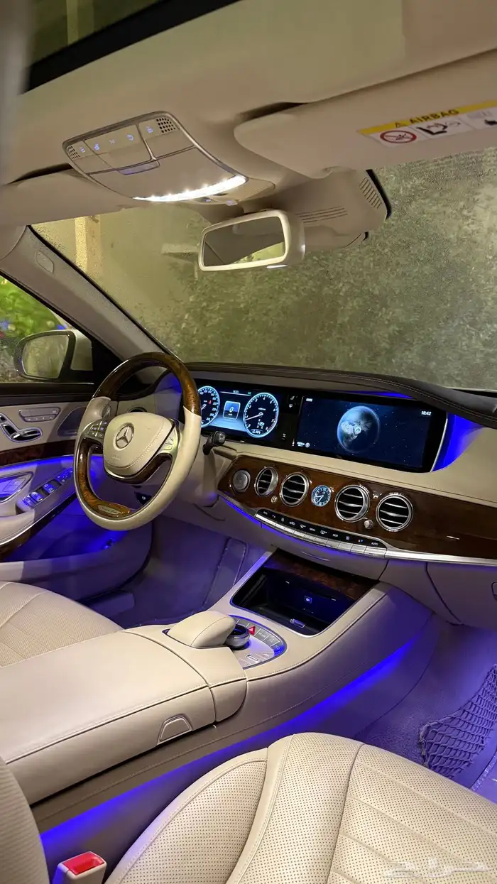 مرسيدس 2014 مخزن ممشى24الف s400 68