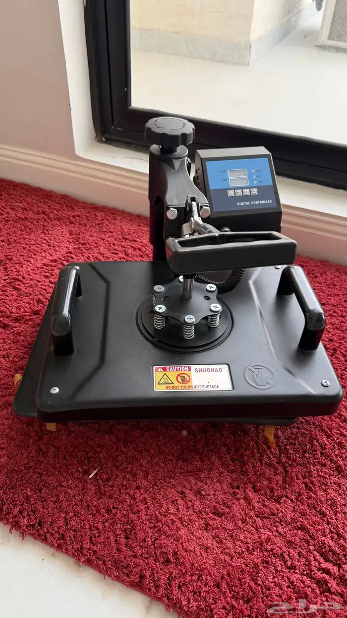 جهاز كبس حراري اكواب مقاسات مختلفه   ملابس وكابات وصحون 0