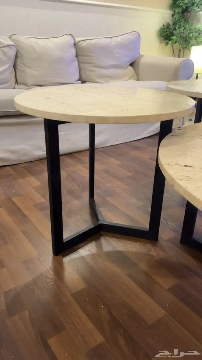 طاولات رخام ترافينتينو 4