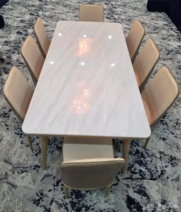 للبيع طاوله طعام(6)كراسي 1