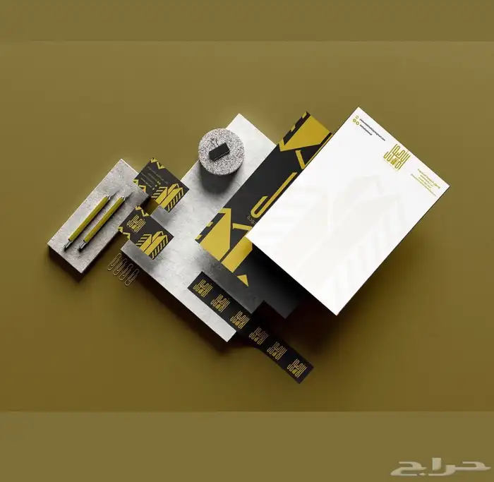 مصمم لوقو منيو بروفايل جرافيك ثري دي 16