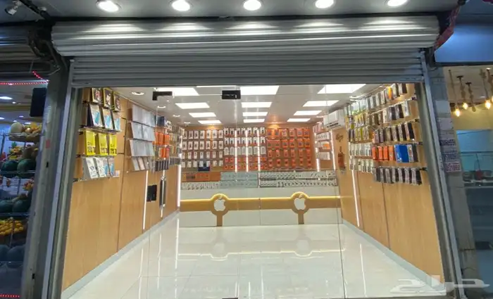 ديكور محل جوالات كامل مع الكميرات والشاشه والمكيف للبيع 0