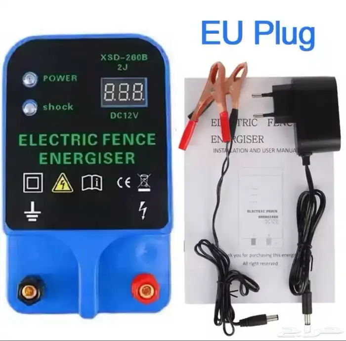 صاعق سياج كهربائي لشبوك الابل والخيل والاستراحات والمزارع 1