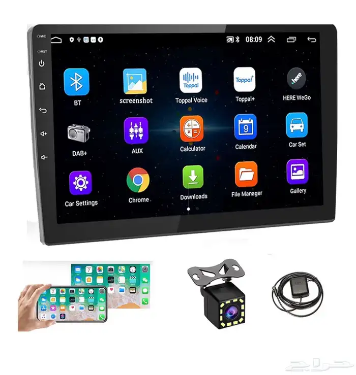 شاشة سيارة مع كاميرا 0