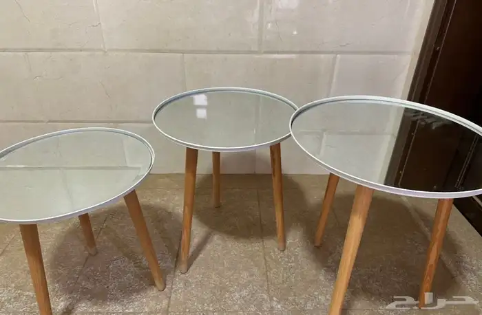طقم طاولات خدمة 3 حبات 0