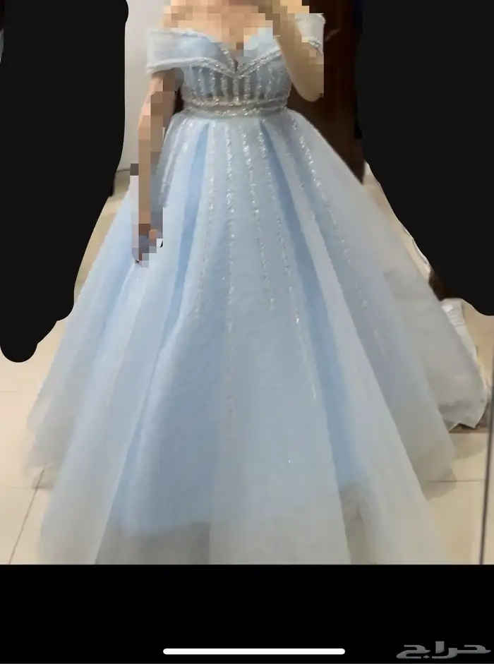 فستان ملكه مع بشت صناعه سوريه 0