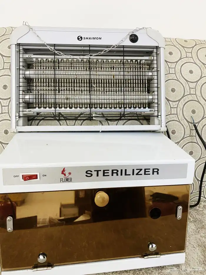 ستارة هوائية وجهاز تعقيم وشمع وكنب وطفاية حريق 2