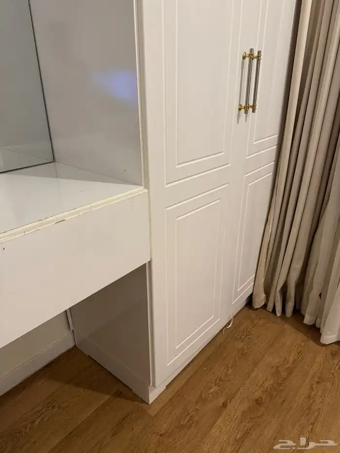 دولاب ملابس تطبيق ست ارفف مع درج سحب وثاني تعليق 1