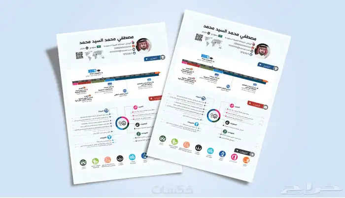 سيرة ذاتية احترافية عربي وإنجليزي   CV ATS جاهزة للتقديم 0