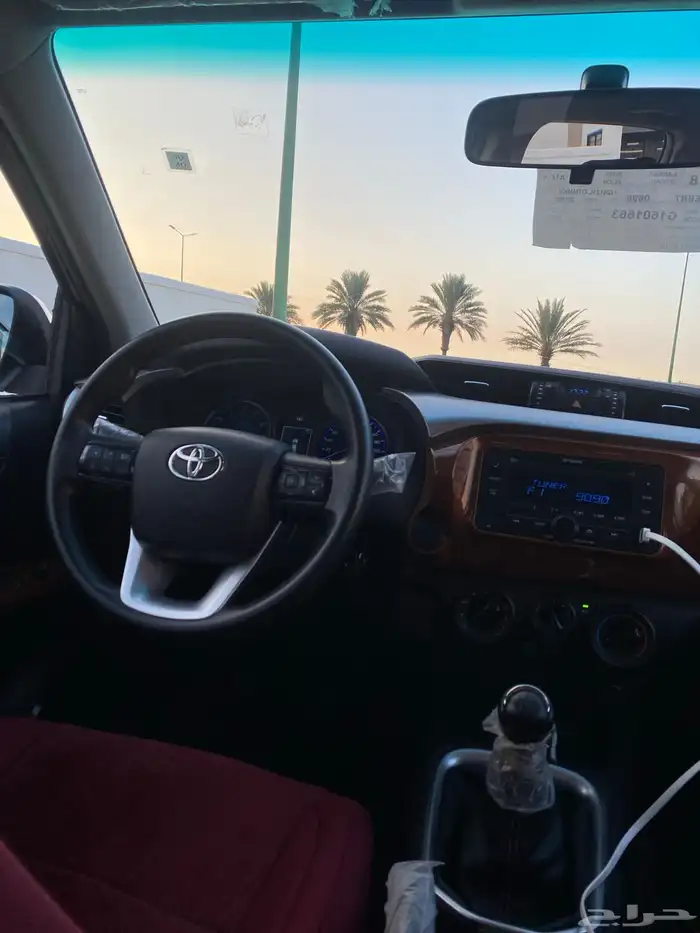 هايلوكس 2016وكاله فل كامل قير عايدي بدون دبل مخزنه ممشى 97 34