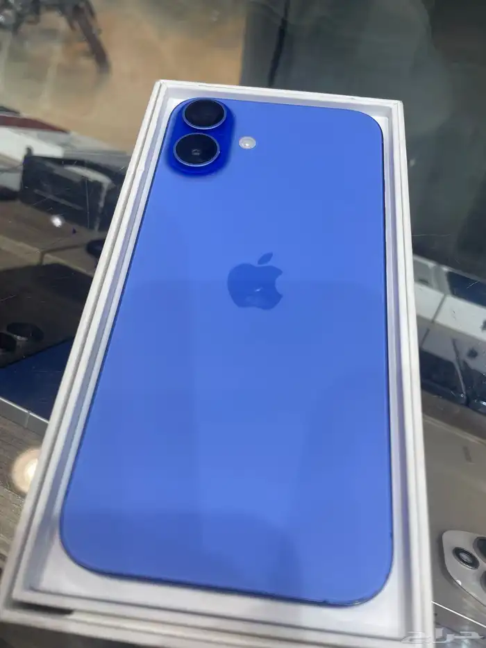 ايفون 16 بلس الذاكرة 128 جيجا نسبة البطاريه 91   سعره ب2500 1