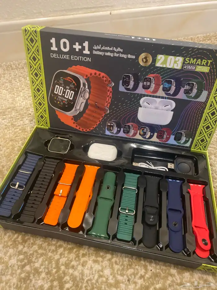 ساعه وسماعه جديده والله ماستخدمته التواصل خاص 0