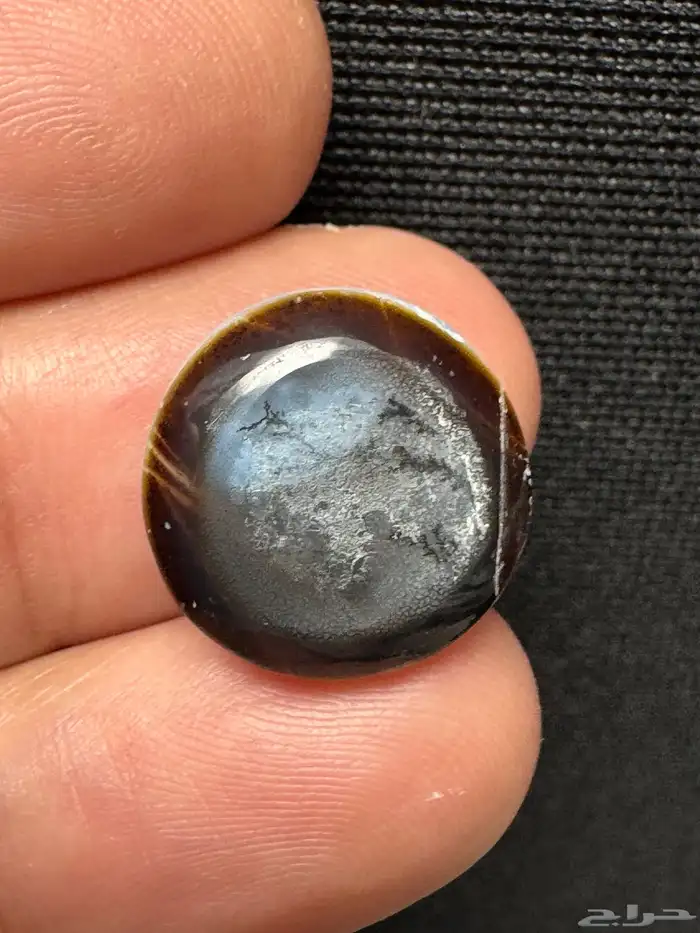 عقيق بقراني يماني اسود شجري مصور نوادر 3