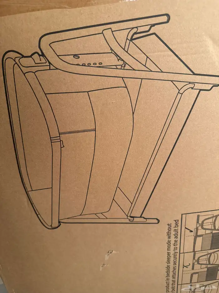 سرير اطفال لم يفتح من سنتربوينت اخذته ب 799 ابغى فيه 600 2