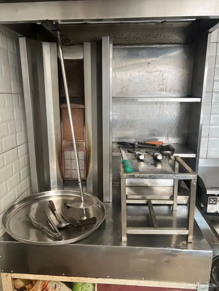 اغراض بوفيه مطعم شاورما وبرجر مشوي جريل وغيرها 1