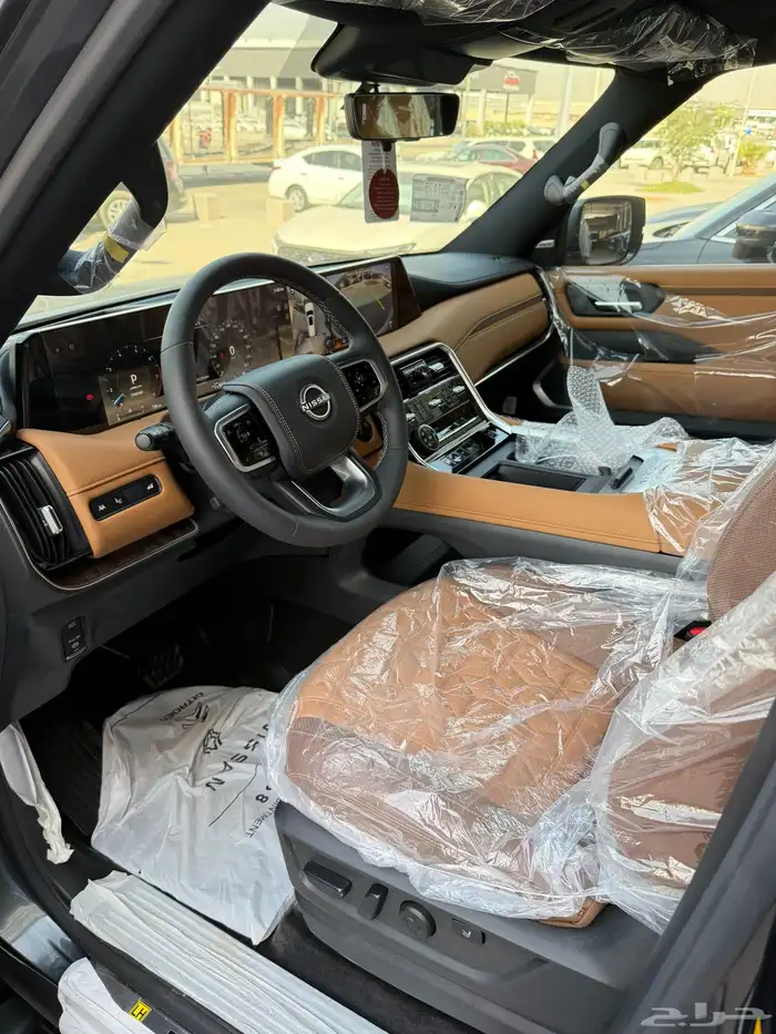 نيسان باترول بلاتنيوم تنفس طبيعي اصفار2026 لون زيتي 5