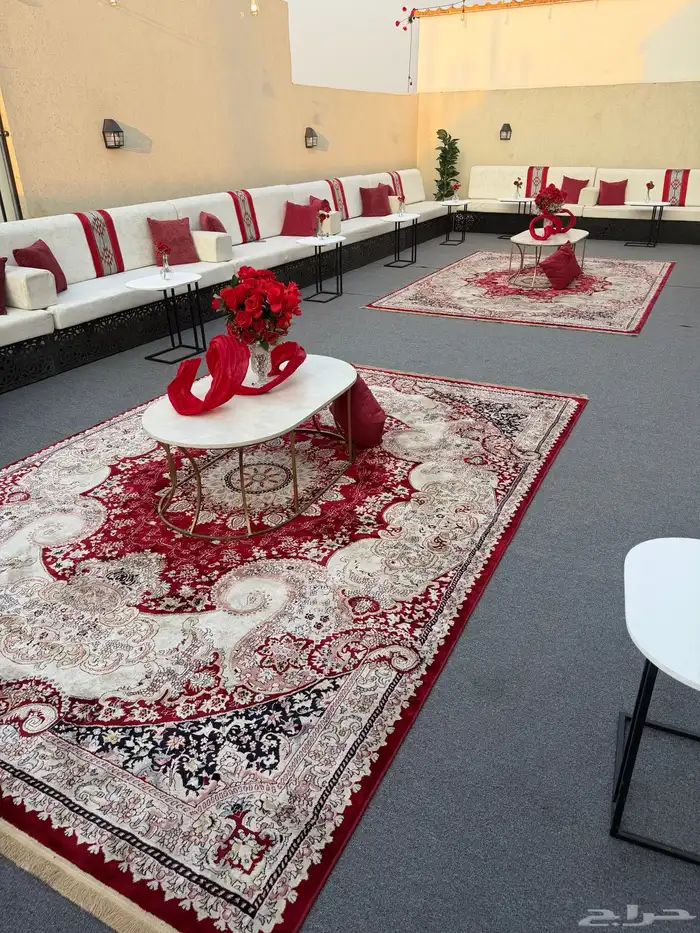 تاجير جلسات خارجيه وداخليه كنب كوش مداخل استقبال مكيفات 4