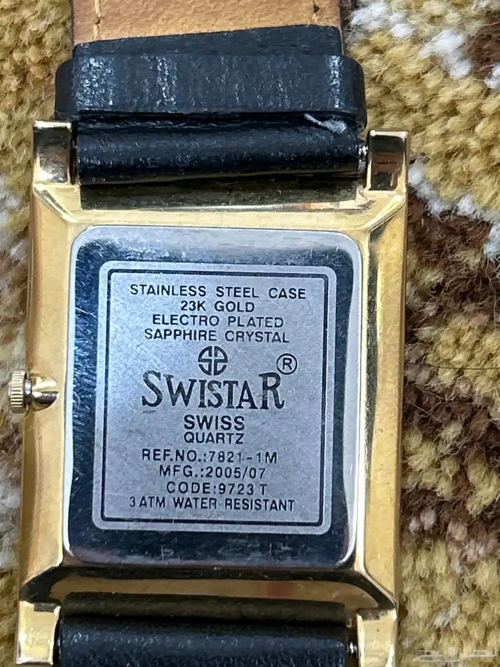 للبيع ساعه سويسريه ذهبيه توراثيه 2005 3