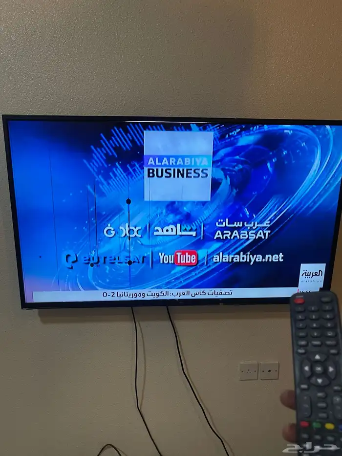 شاشة دانسات 55 بوصه معها ريموتها 0