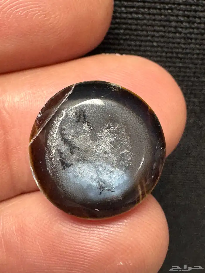 عقيق بقراني يماني اسود شجري مصور نوادر 6