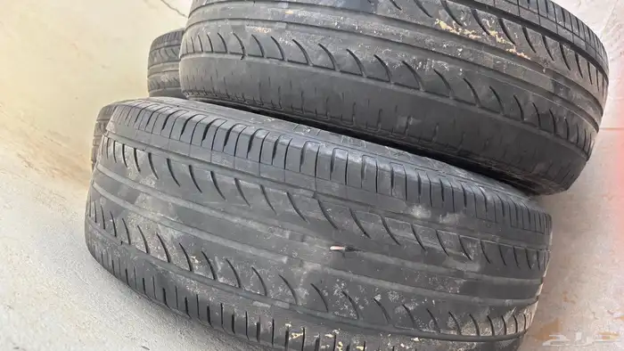 طقم جنوط مرسدس مع كفرات خط 4