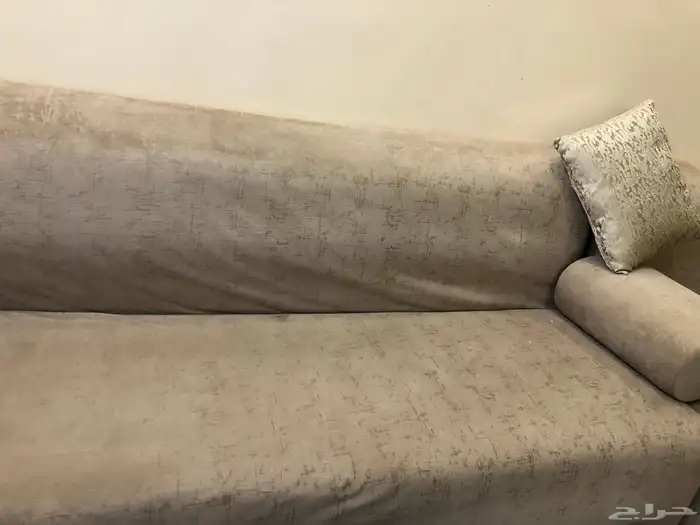 كنب 6 قطع وزاويه مع مخاد السعر 1100 2