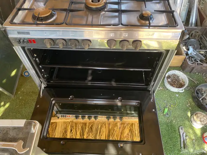 فرن قليم غاز ايطالي نضيف 90 60 1