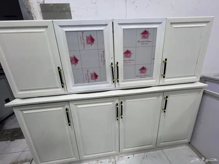 دولاب المطبخ المستعمل مجدد ونظيف مقاس متر 80 صاج 0